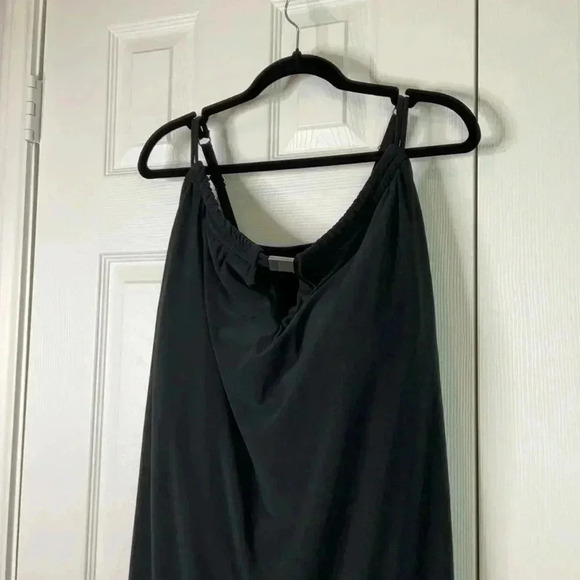 Aqua Green Women's High Neck Swim Dress One Piece Swimsuit UPF 50+ Size 24 - Picture 6 of 16